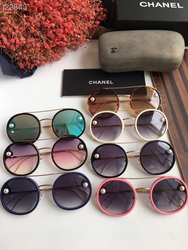 CHANEL香奈兒 2019新品 CH1042 高端品質 鏡面珍珠 百搭框型 女款太陽鏡  lly1344